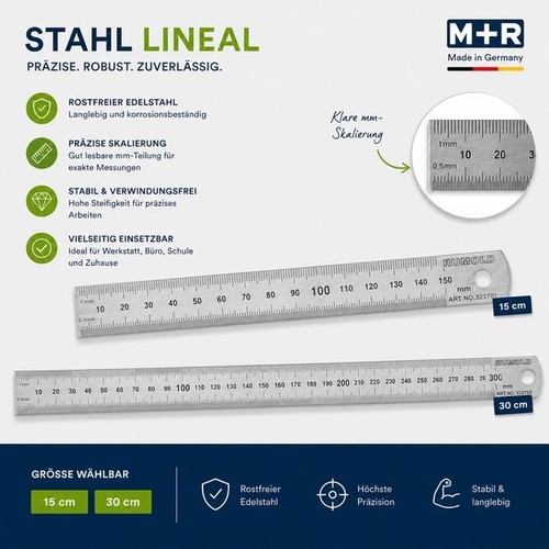 Stahlmaßstab stahllineal - stahlmaßstab, (mm)
