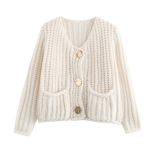 Damen strickjacke cardigan top - cardigan,