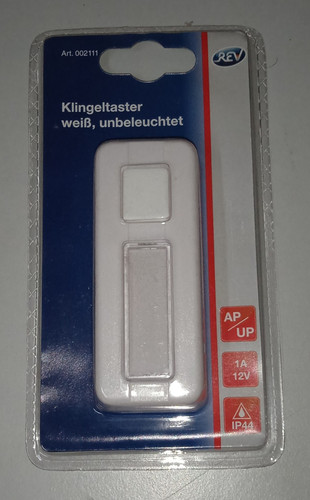 Rev ritter klingeltaster weiss - klingeltaster,