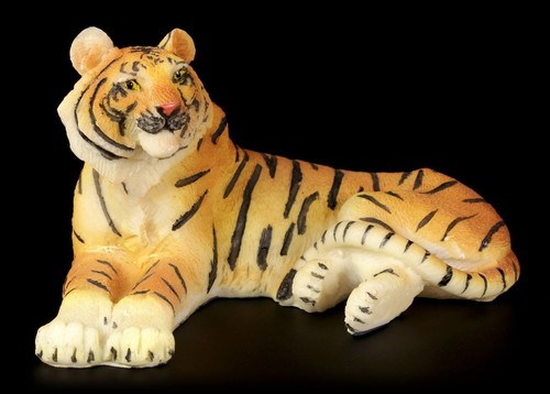 Tiger figur liegend - tiger, dem