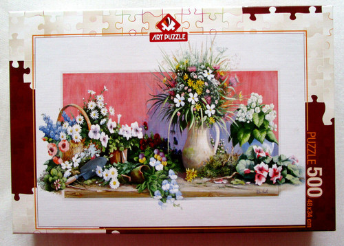 Art puzzle spring - art, flowers"