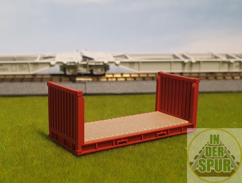Spur flat rack dunkelrot 20 - rack,