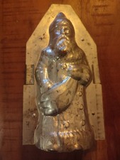 RARE Antike Ges Gesch Nikolaus Schokoladenform