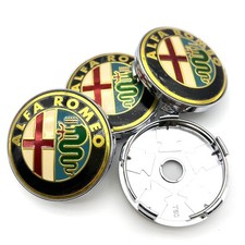 4x 60mm Felgendeckel Nabenkappen Nabendeckel ALFA ROMEO 147 159 164 GT Gold DE++