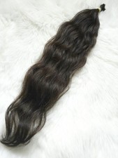 ✿ Premium Rohhaar europ. Zopf Einzelspender 59 cm naturgewellt 42 g ✿