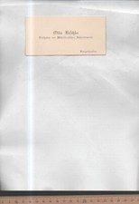 f5194	Sangerhausen mitteldeutsche Fahrradfabrik Visitenkarte des Teilhabers Otto