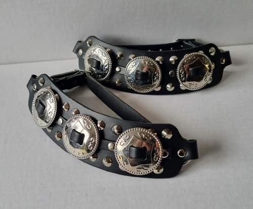 Schwarze konische conchos - schwarze, &