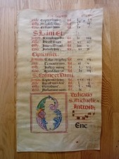 ORIG PERGAMENT ANTIPHONAR