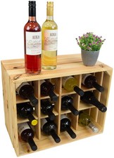 Flaschenregal Henry 12er Natur