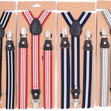 Gestreifte Herren Hosenträger