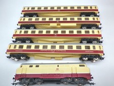 Mehano H0 Diesellok 218 217-8 DB Trans Europ Express mit 4 Wagen clm41