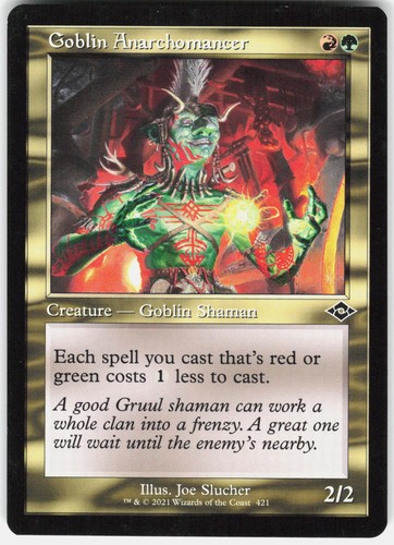 Goblin anarchomancer retro - anarchomancer, (retro
