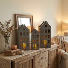 LATERNE HAUS LED KERZE LATERNE