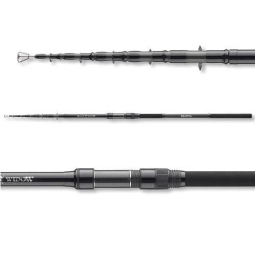 Daiwa black widow tele carp - black,