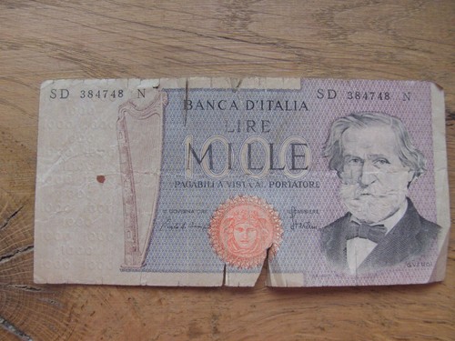 Italien 1000 lire verdi - 1000,