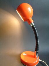 Vintage Tischlampe, Schreibtischlampe aus den 70er Jahren in orange.