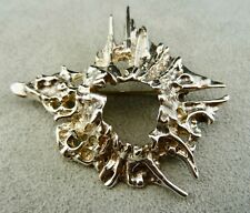 schöne alte Brosche Silber