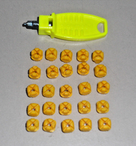 Gelbe stecker mit - gelbe,