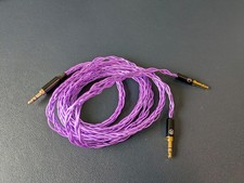 Rotmann's Kabel High-End Hifi Kopfhörer  "Purple Rain" 3,5 auf 3,5 ca. 1,2 Meter