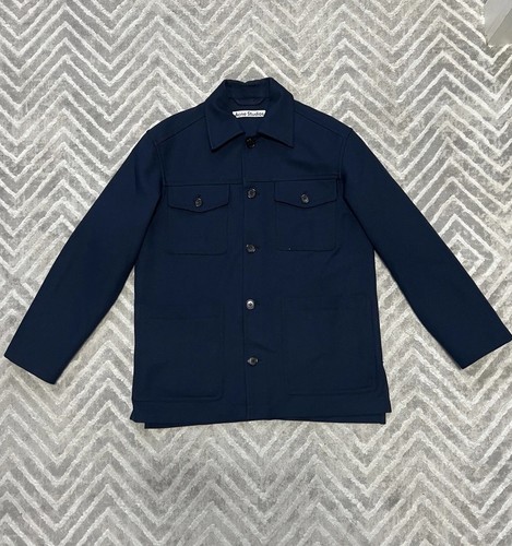 Acne studios hemdjacke navy - studios,