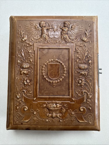 Altes luxus fotoalbum für cdv - altes,