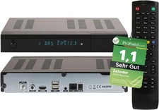 ZEHNDER HX-2500 4K Sat Receiver mit Aufnahmefunktion und HDMI, IPTV Receiver,UHD
