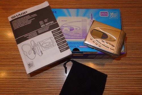 Sharp minidisc player - sharp,