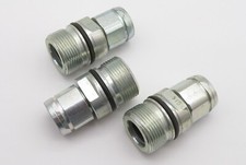 3x NOLD SKM11 Hydraulik Schraubkupplung Muffe BG3 IG Innengewinde BSP G 1/2"