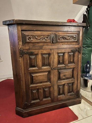 Antiker mahagoni holzschrank - antiker,