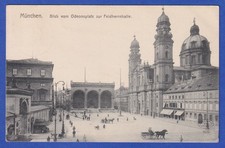 Alte AK München Odeonsplatz