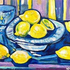 NEU ORIGINAL ÖLGEMÄLDE 30cm