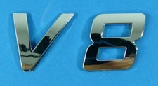 V8 Schriftzug Emblem Aufkleber