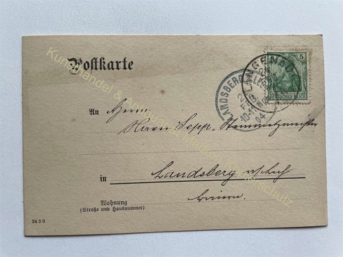 Postkarte langenau - postkarte,