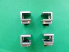 16 X  Glasbodenträger, Zamag, Alufarbig, 4 - 8 mm, Bodenträger, Glasbodenhalter