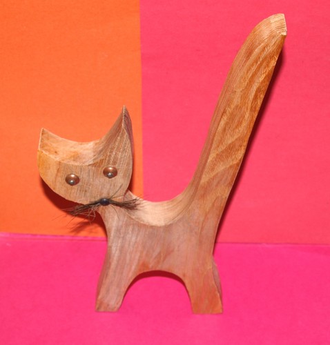 Katze aus holz deko - katze,