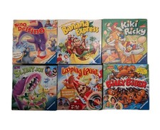 6x Kinder Brettspiele Sammlung Kiki Ricky Looping Louie Nino Delfino Banana Expr