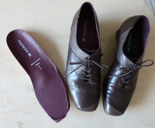 Theresia M Damen Comfortschuh "Mona" Halbschuh Schnürschuh 2-farbig braun - 41 H