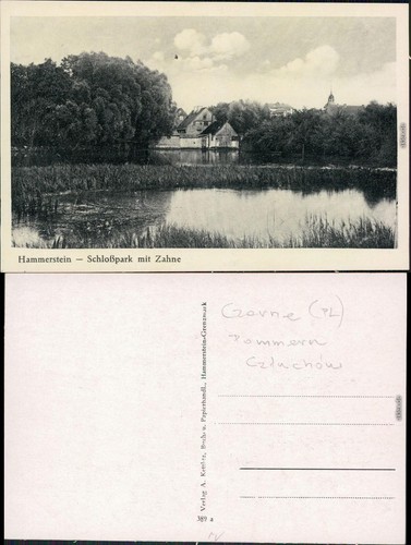 Hammerstein czarne schloßpark - hammerstein,