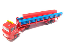 Brekina 85165,Scania LB 76 Sattelzug mit Rungenauflieger,Holzbalken-Beladung,OVP