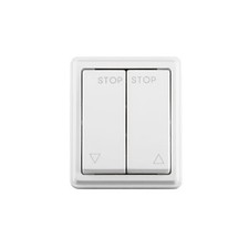 Schalter Aufputz Wippschalter Rolladen Rohrmotor 230V Wipptaster weiß JAROLIFT