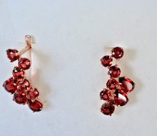 Ohrschmuck mit Granat in 14K
