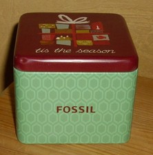 Fossil, 1 Blechdose, ohne Inhalt