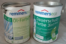 Remmers ECO Öl-Farbe Dauerschutzfarbe 2,5 L Deckfarbe Beuteschutz-Farbe (S49)