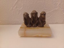 Skulptur 3 Affen Auf