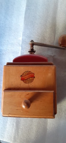 Kaffeemühle holz alt - holz, ddr
