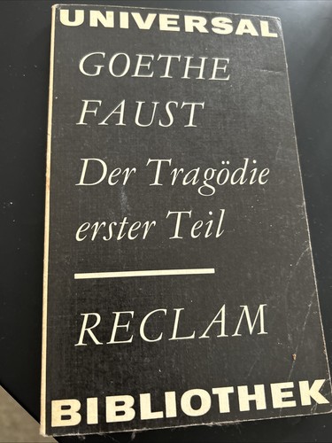 Goethe faust teil - faust, 1.
