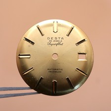 Zifferblatt AS 1701 - ESTA Superflat Ø29,20mm Datum 3h