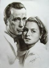 Portraitzeichnung nach