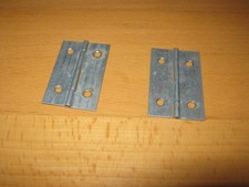 2x Laden- Fensterladen- Scharniere ca. 3,2 x 5 cm, gebraucht