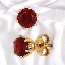 Ohrstecker rund 585 Gold